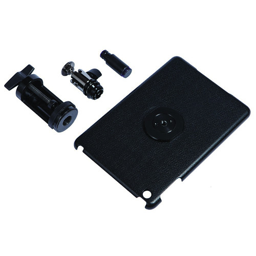 On-Stage Quick Disconnect Table Edge Tablet Mounting System with Snap-On Cover for iPad Mini (Black)