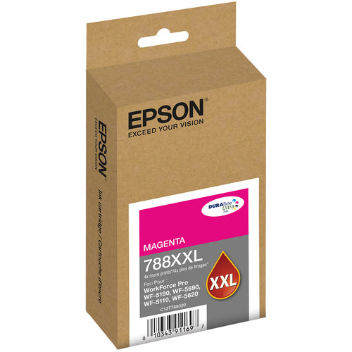 Epson T788XXL Extra High-Capacity DURABrite Ultra Magenta Ink Cartridge