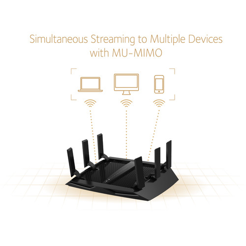 Netgear R8000P Nighthawk X6S AC4000 Wireless Tri-Band Gigabit Router