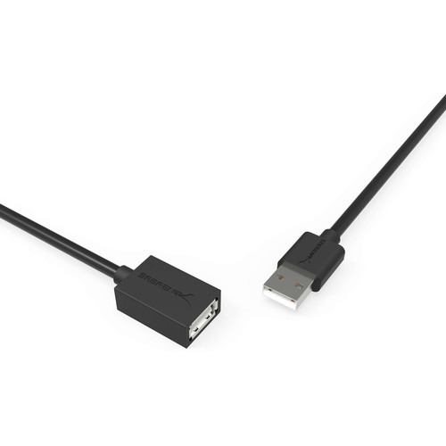 Sabrent USB 2.0 Type-A Male to Type-A Female Extension Cable (3', Black)