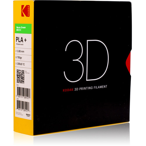 Kodak 2.85mm PLA+ Filament (750g, Neon Green)