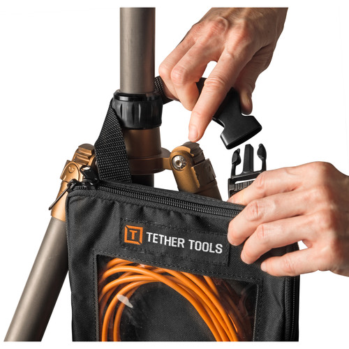 Tether Tools Starter Tethering Kit with USB 2.0 Type-A to Mini-B 5-Pin Cable (15', Orange)