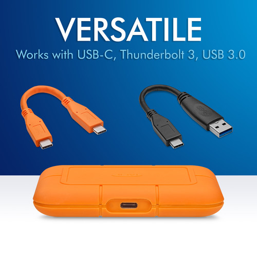 LaCie 1TB Rugged USB 3.2 Gen 2 Type-C External SSD