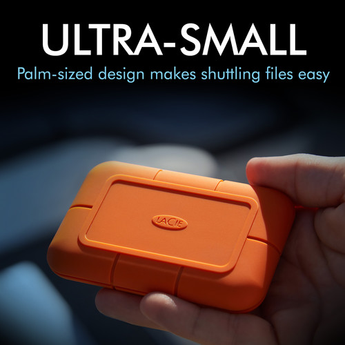 LaCie 1TB Rugged USB 3.2 Gen 2 Type-C External SSD