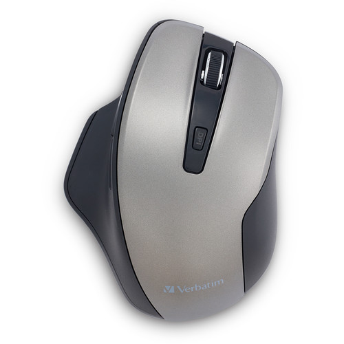Verbatim Silent Wireless Blue LED Mouse (Graphite)