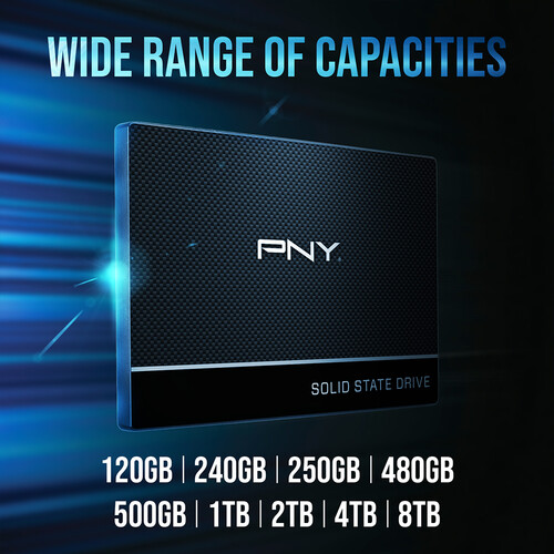 PNY Technologies 240GB CS900 SATA III 2.5" Internal SSD