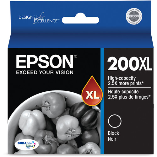 Epson 200XL DURABright High-Capacity Black Ink Cartridge