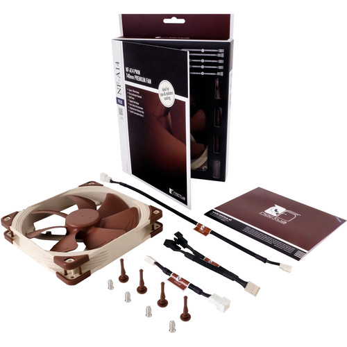 Noctua NF-A14 PWM 140mm Cooling Fan (Square Frame, Brown)