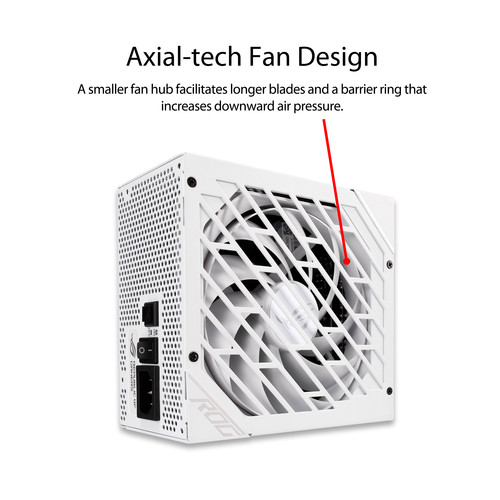 ASUS Republic of Gamers Strix 850G 850W 80 PLUS Gold Modular Power Supply (White)