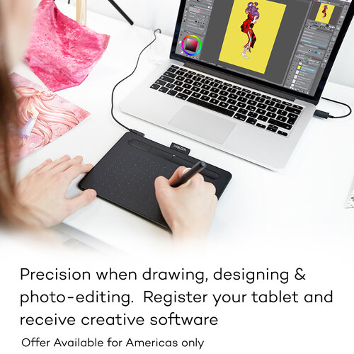 Wacom Intuos Creative Pen Tablet (Small, Black)