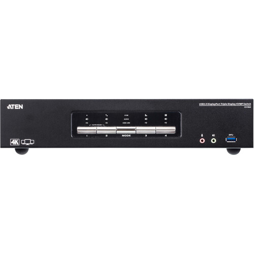 ATEN CS1964 4-Port 4K Triple Display KVMP Switch