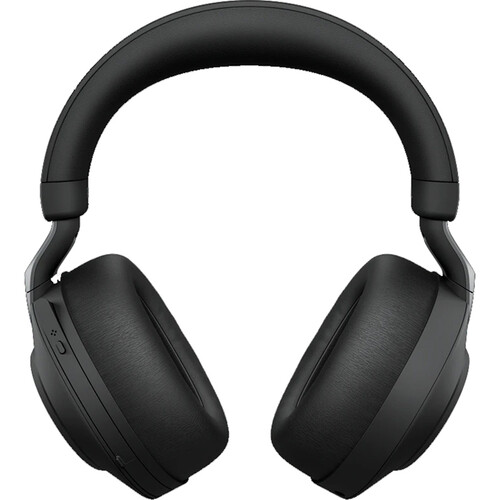 Jabra Evolve2 85 Noise-Canceling Wireless Over-Ear Headset with Stand (Unified Communication, USB Type-A, Black)