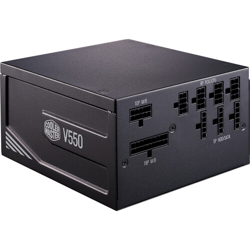 Cooler Master V550 Gold V2 550W 80 PLUS Gold Modular Power Supply (Black)