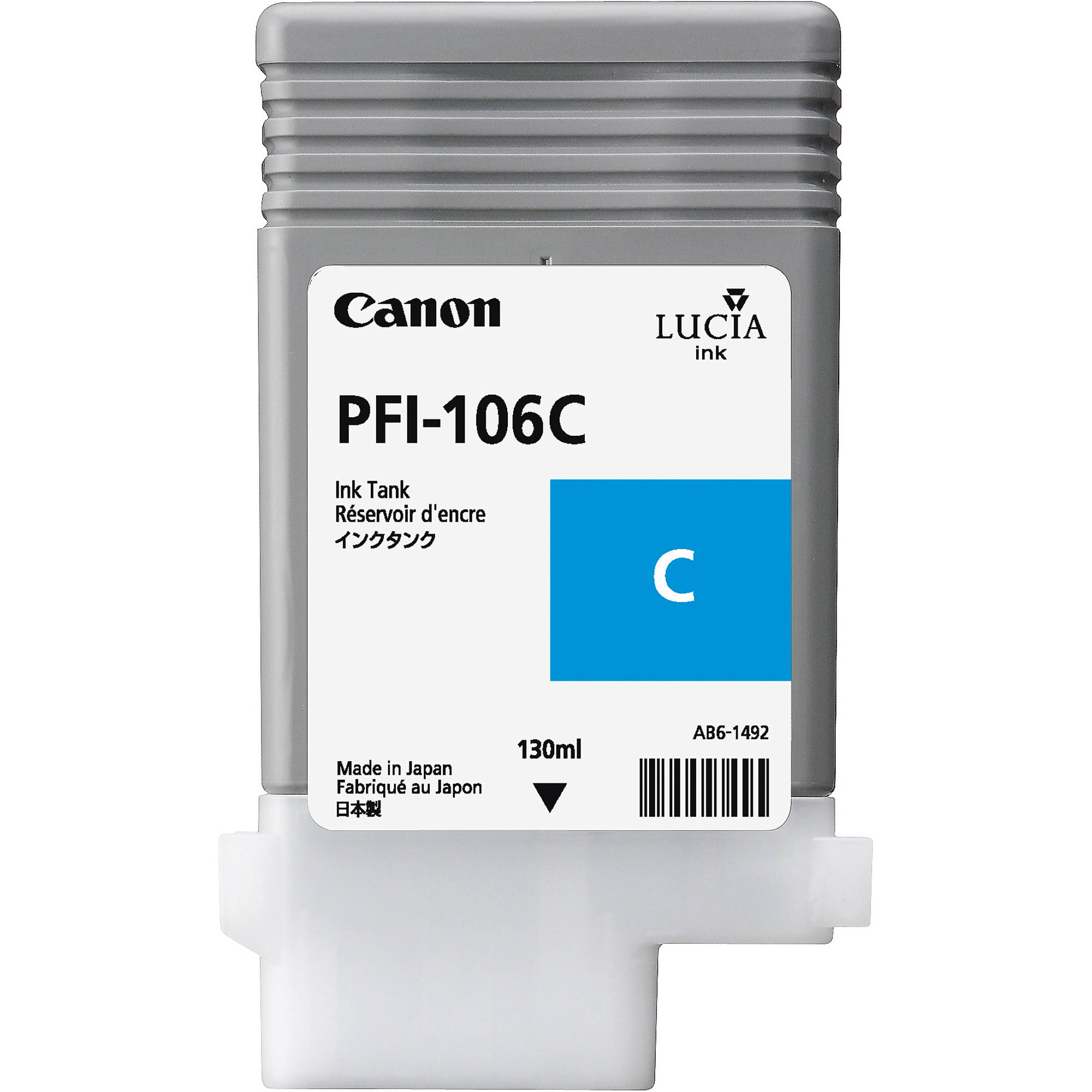 Canon PFI-106C Cyan Ink Cartridge (130mL)