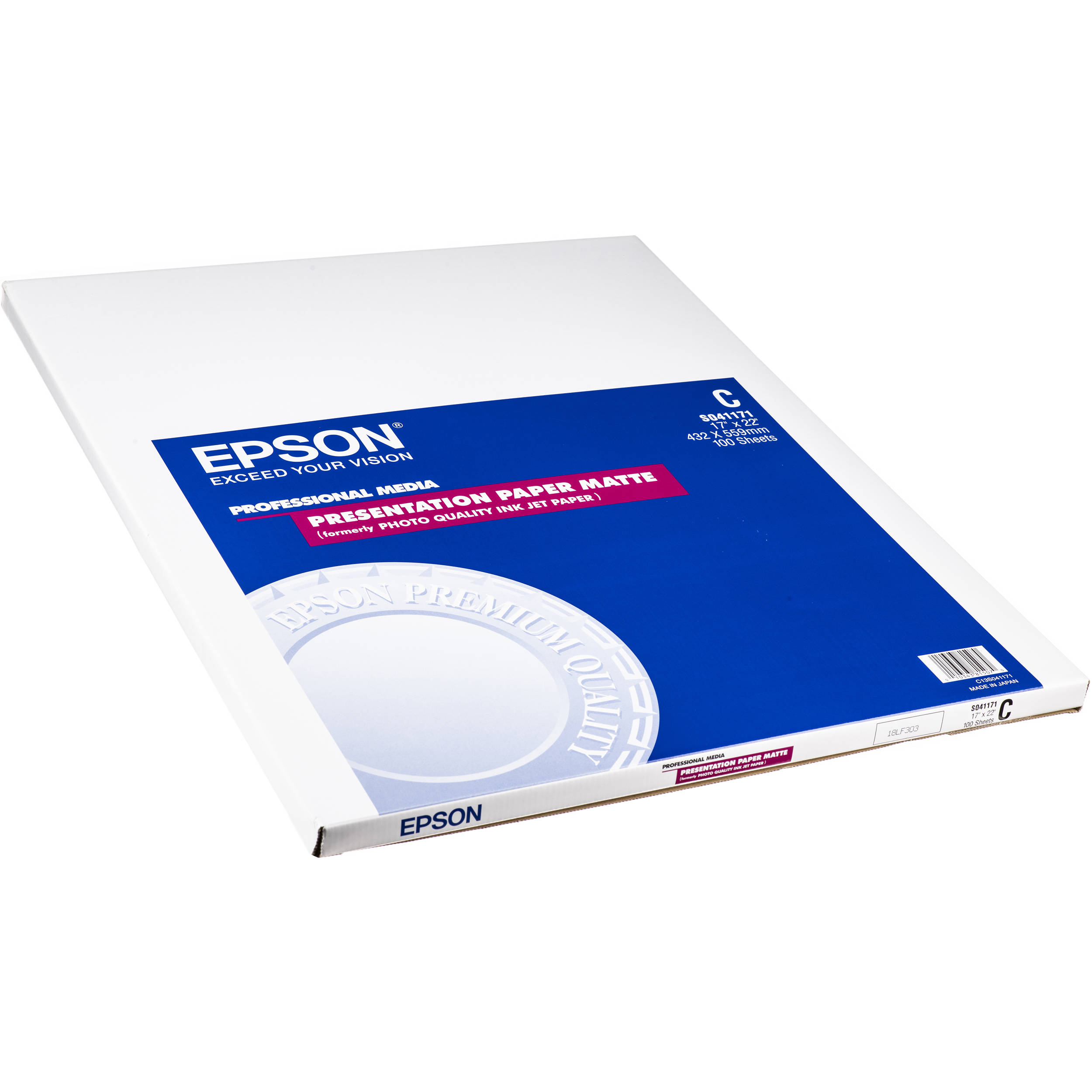 Epson Presentation Paper Matte (A2 16.5 x 23.4", 30 Sheets)