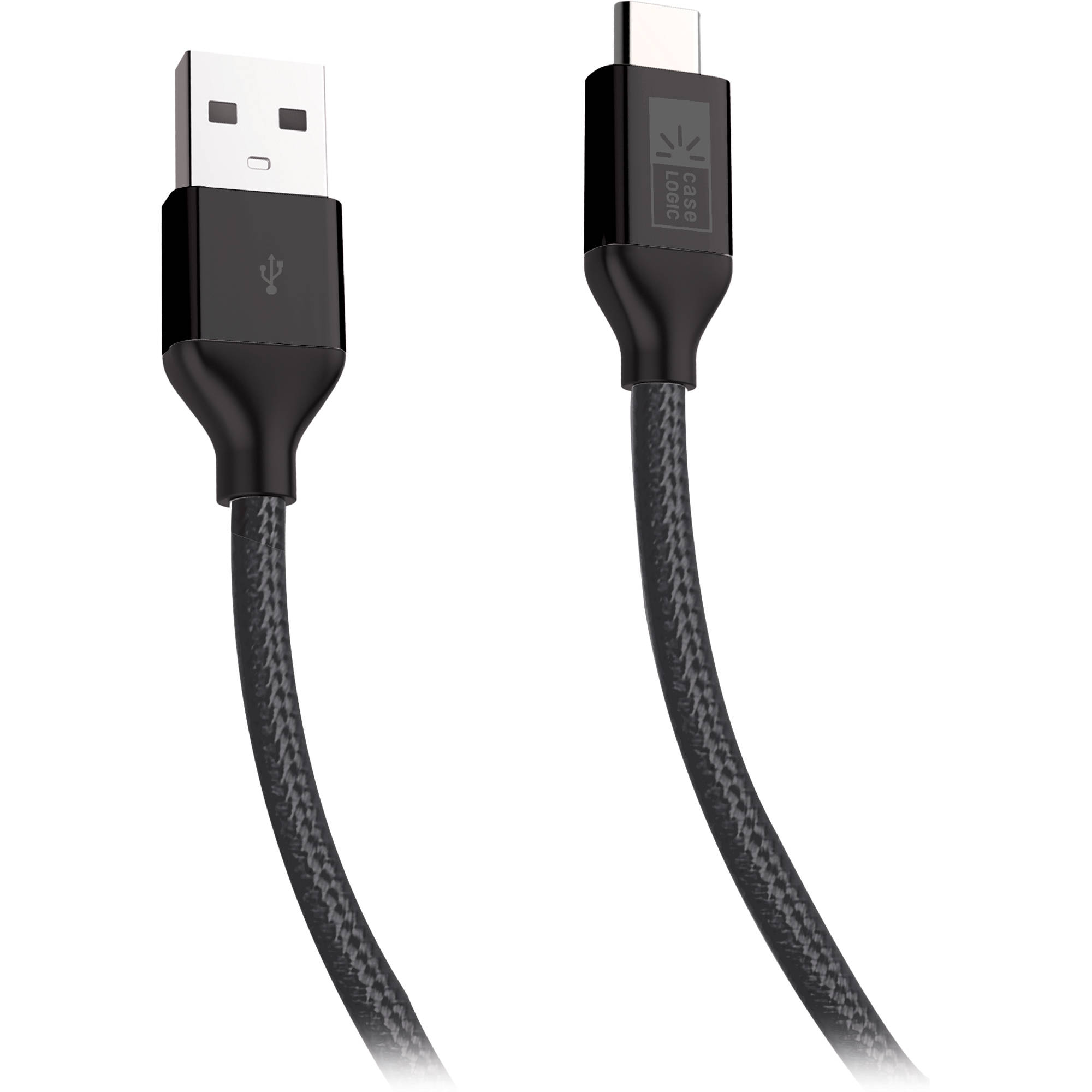 Case Logic Braided USB 3.0 Type-C Cable (3.5', Black)
