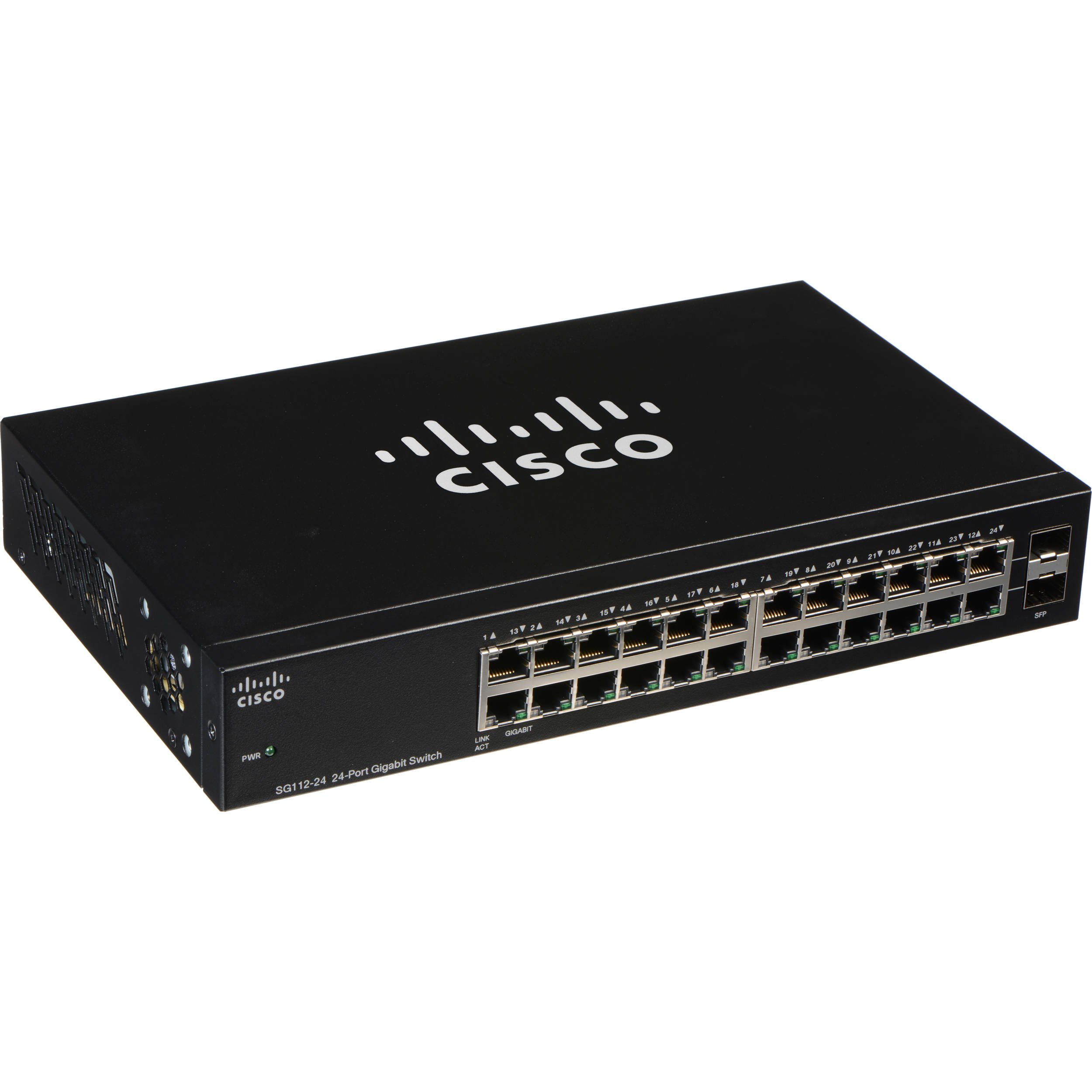 Cisco SG112-24 110 Series 24-Port Gigabit Unmanaged Network Switch