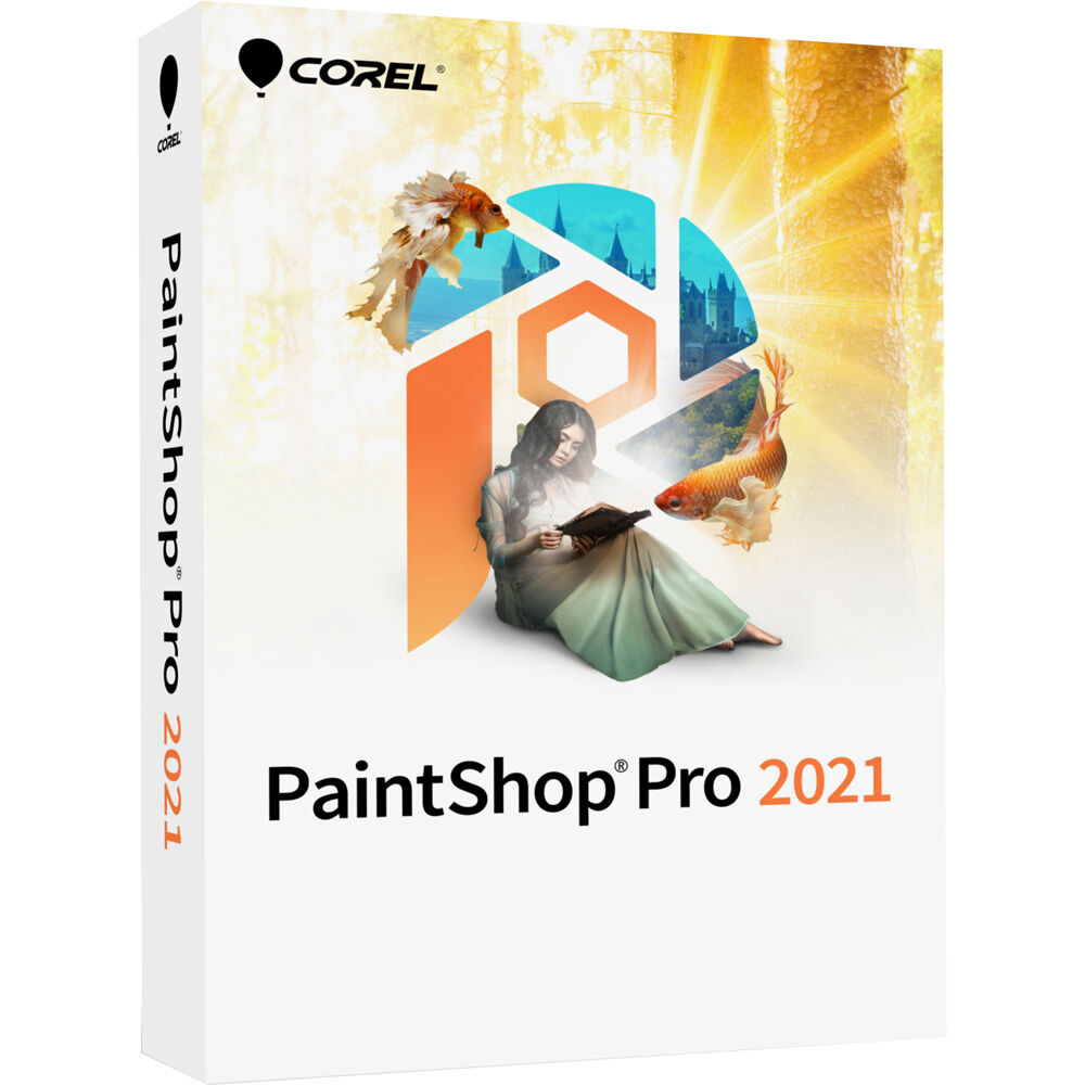 Corel PaintShop Pro 2021 for Windows (DVD with Download Card)
