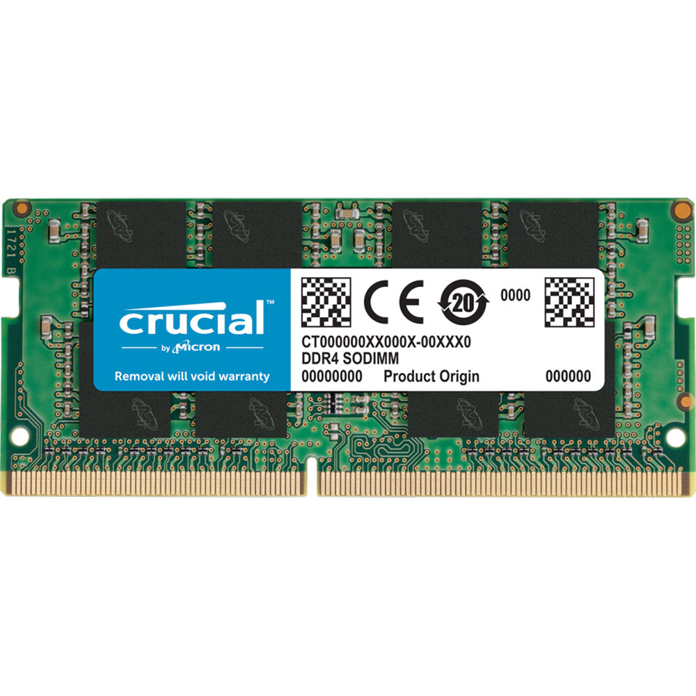 Crucial 8GB Laptop DDR4 2666 MHz SODIMM Memory Module (1 x 8GB)