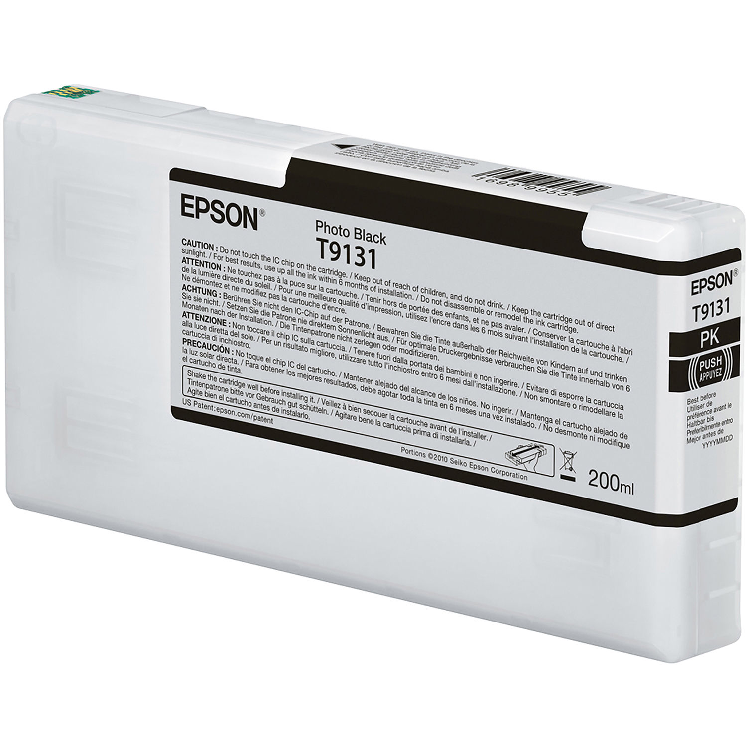 Epson T9131 UltraChrome HDX Photo Black Ink Cartridge (200 mL)