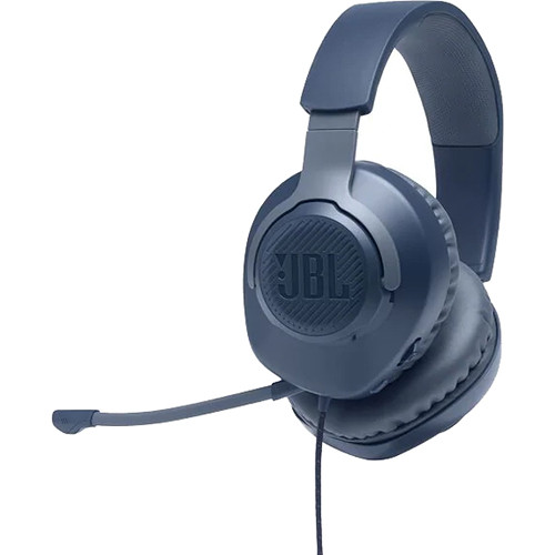 JBL Quantum 100 Wired Over-Ear Gaming Headset (Blue)