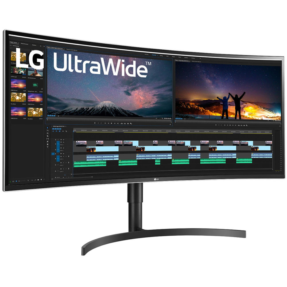 LG 38WN75C-B 38" 21:9 Curved HDR IPS Monitor