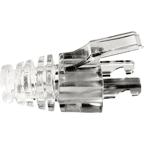 Platinum Tools EZ-DataLock Strain Relief Locks for CAT5e Connectors (White, Pack of 100)