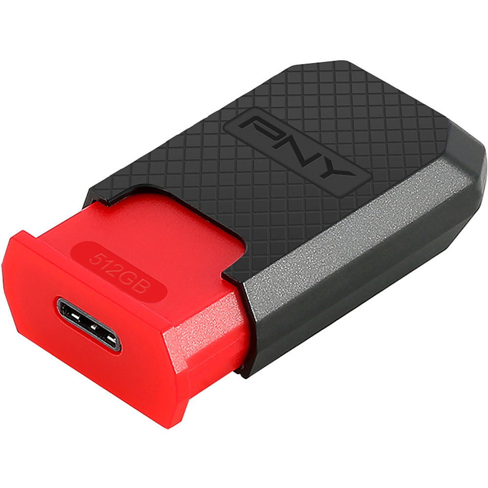 PNY Technologies 512GB Elite USB 3.1 Gen 1 Type-C Flash Drive